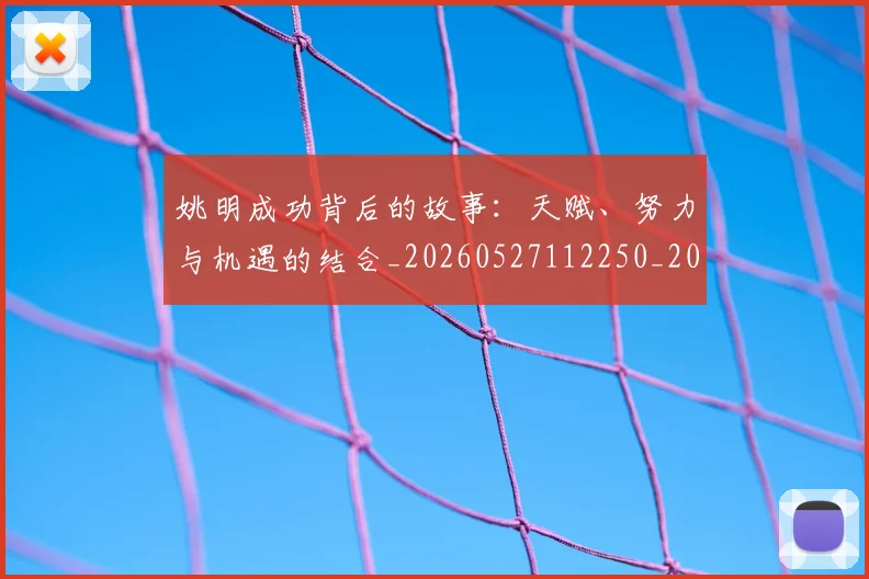 姚明成功背后的故事:天赋、努力与机遇的结合_20260527112250_20260609132945